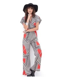 Tribal Print Jumpsuit